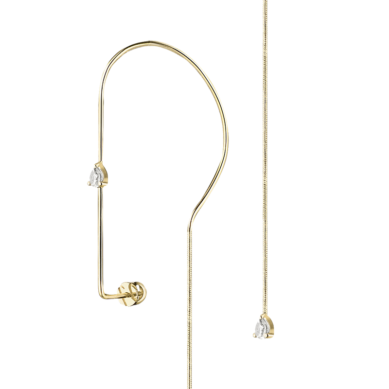 Lera Treyger Ma 4 — handcrafted earring from Antwerp
