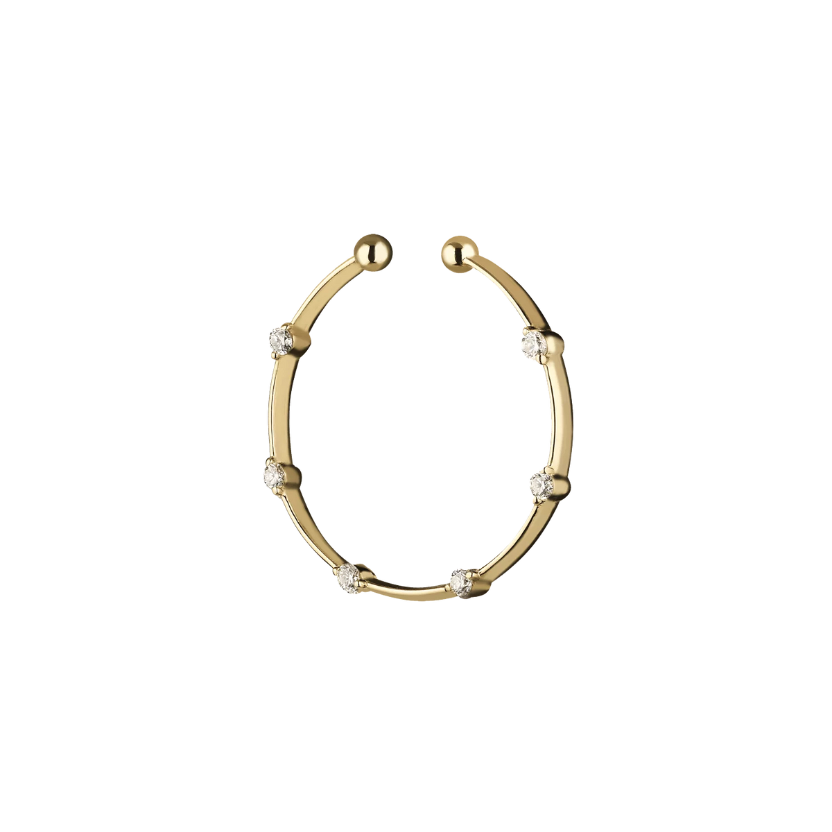 Lera Treyger Fire — handcrafted earcuff from Antwerp