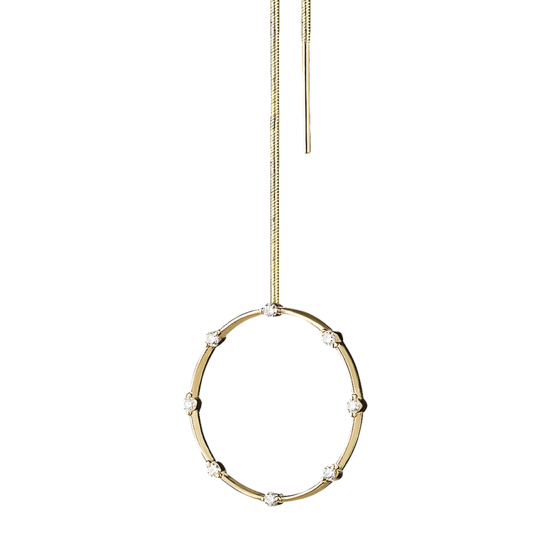 Lera Treyger Fire — handcrafted earring from Antwerp